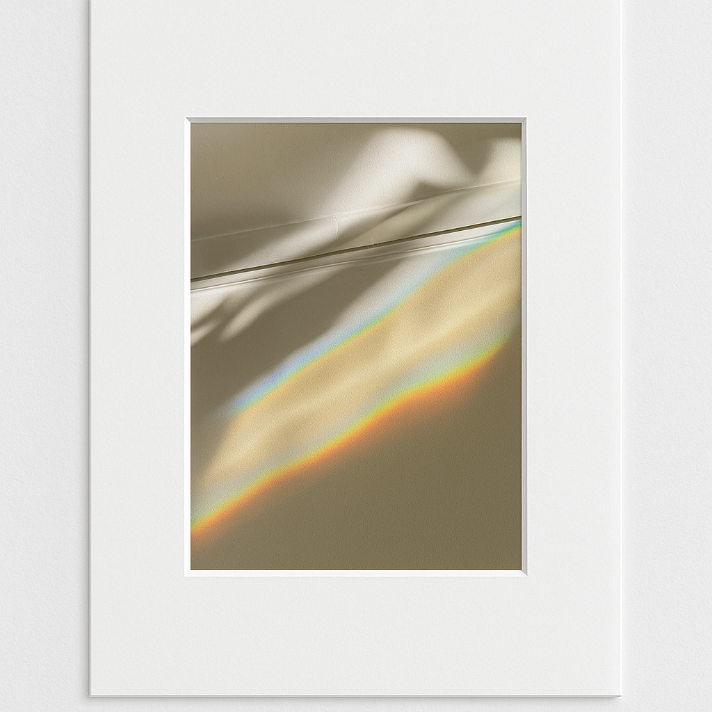Crisp Contour — 5×7 Fine Art Print in 8×10 Mat