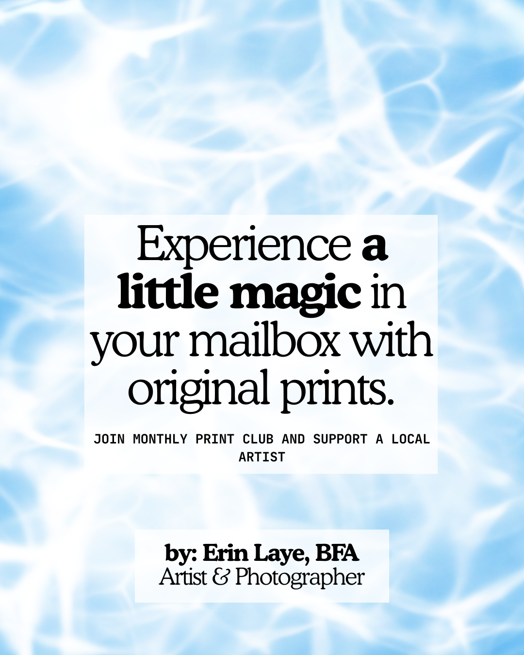 Monthly print club