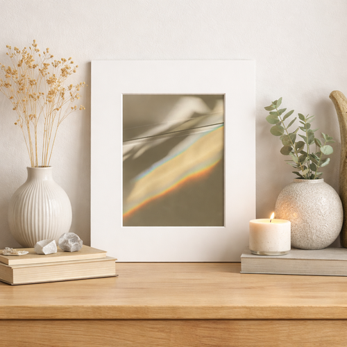 Crisp Contour  — 5×7 Fine Art Print in 8×10 Mat