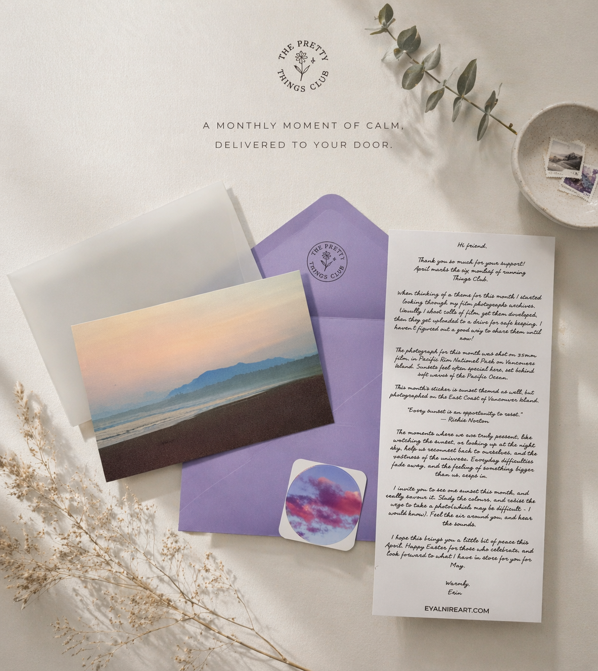 The Pretty Things Club - Monthly Art Mail